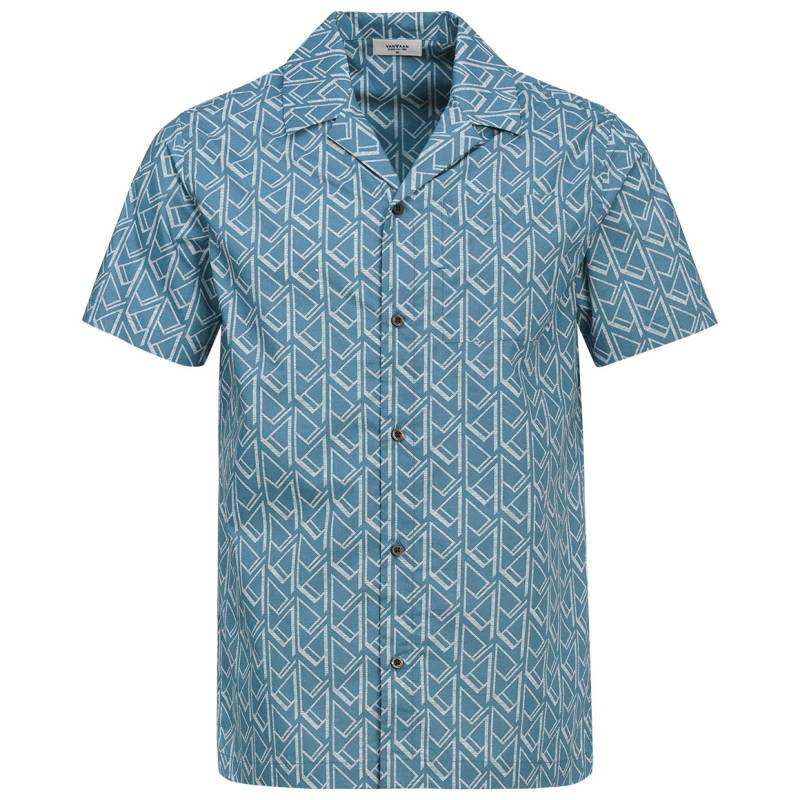 Herren Hemd mit Allover-Print von VanVaan