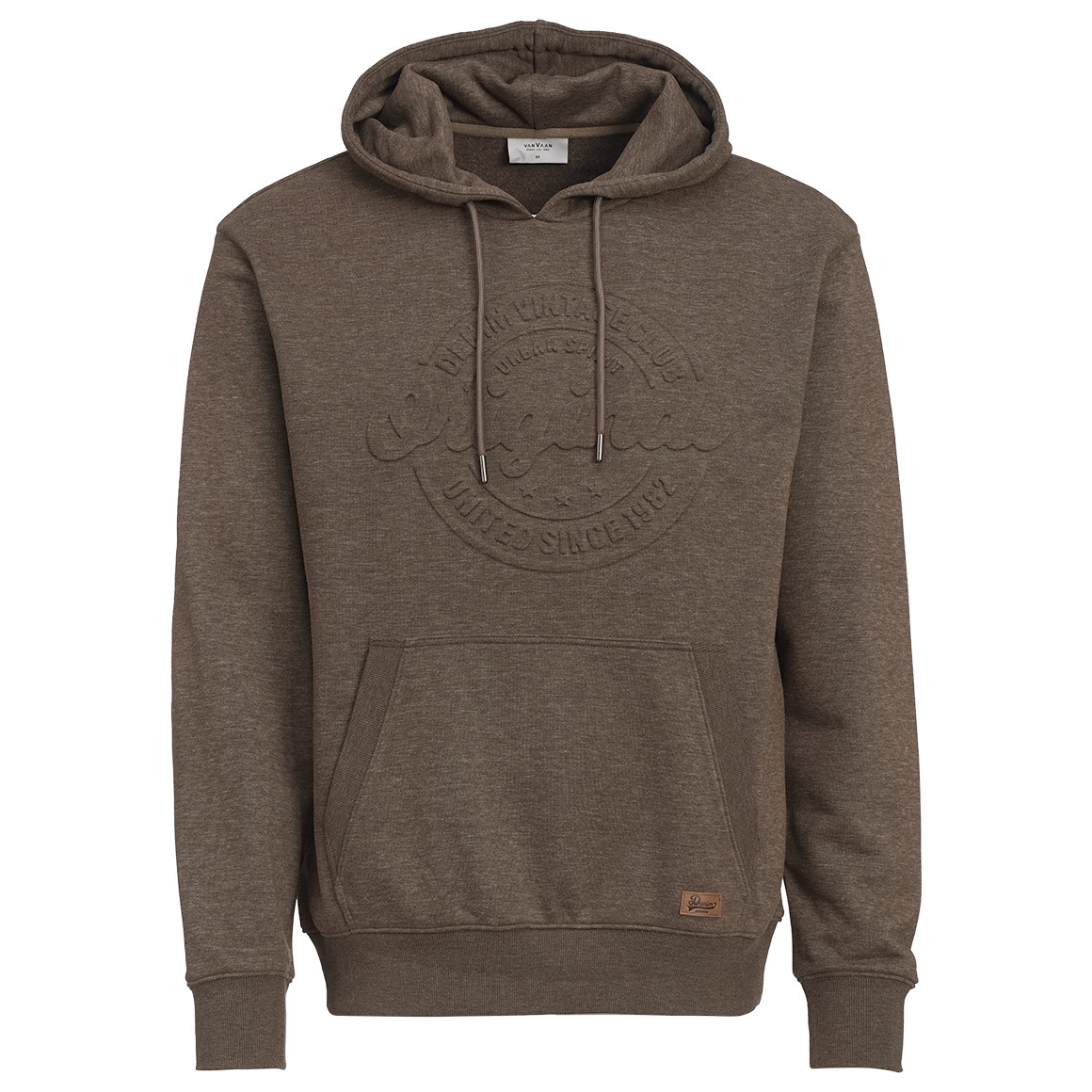 Herren Hoodie mit geprägtem Schriftzug Herren Hoodie mit geprägtem Schriftzug von VanVaan