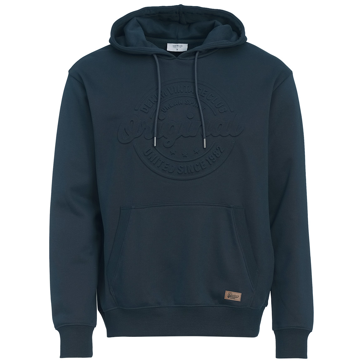Herren Hoodie mit geprägtem Schriftzug Herren Hoodie mit geprägtem Schriftzug von VanVaan