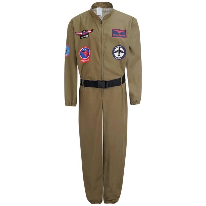 Herren Kostüm Pilot mit Gürtel von VanVaan