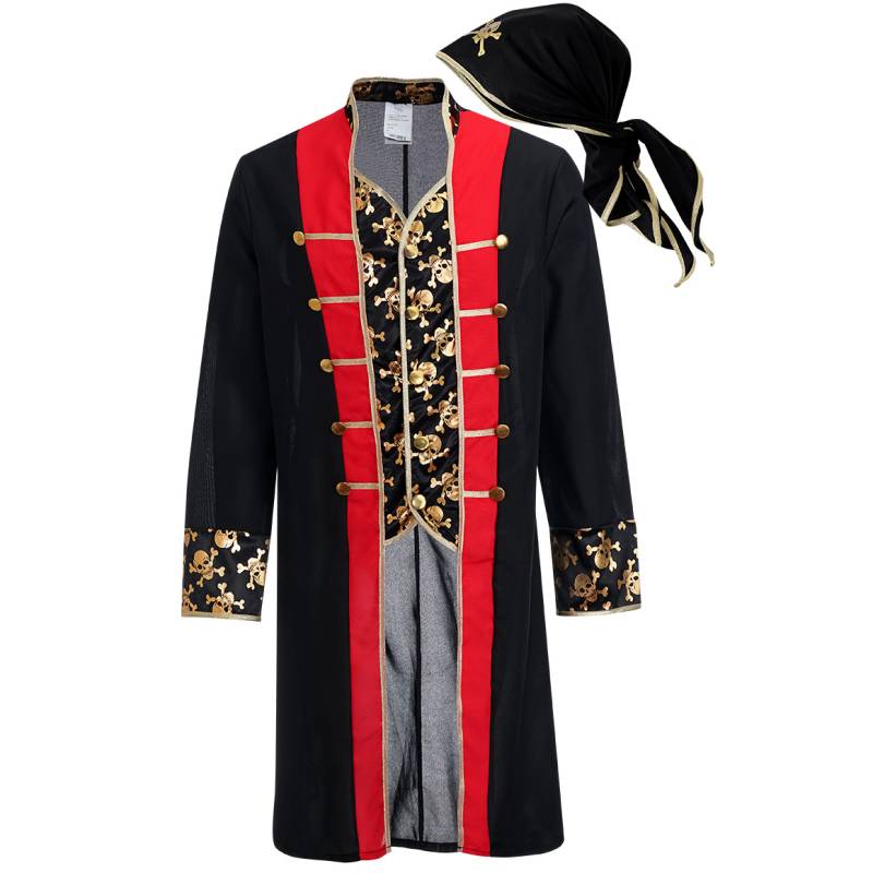 Herren Kostüm Pirat mit Kopftuch Herren Kostüm Pirat mit Kopftuch von VanVaan