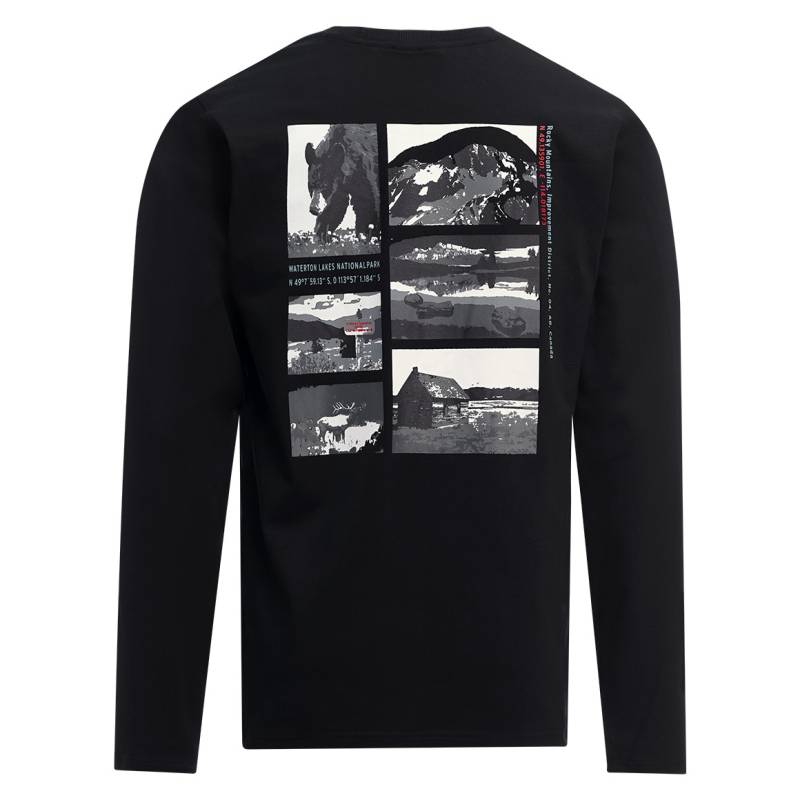 Herren Langarmshirt mit Rücken-Print Herren Langarmshirt mit Rücken-Print von VanVaan