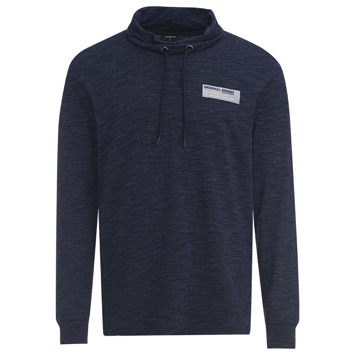 Herren Langarmshirt mit Schalkragen von VanVaan