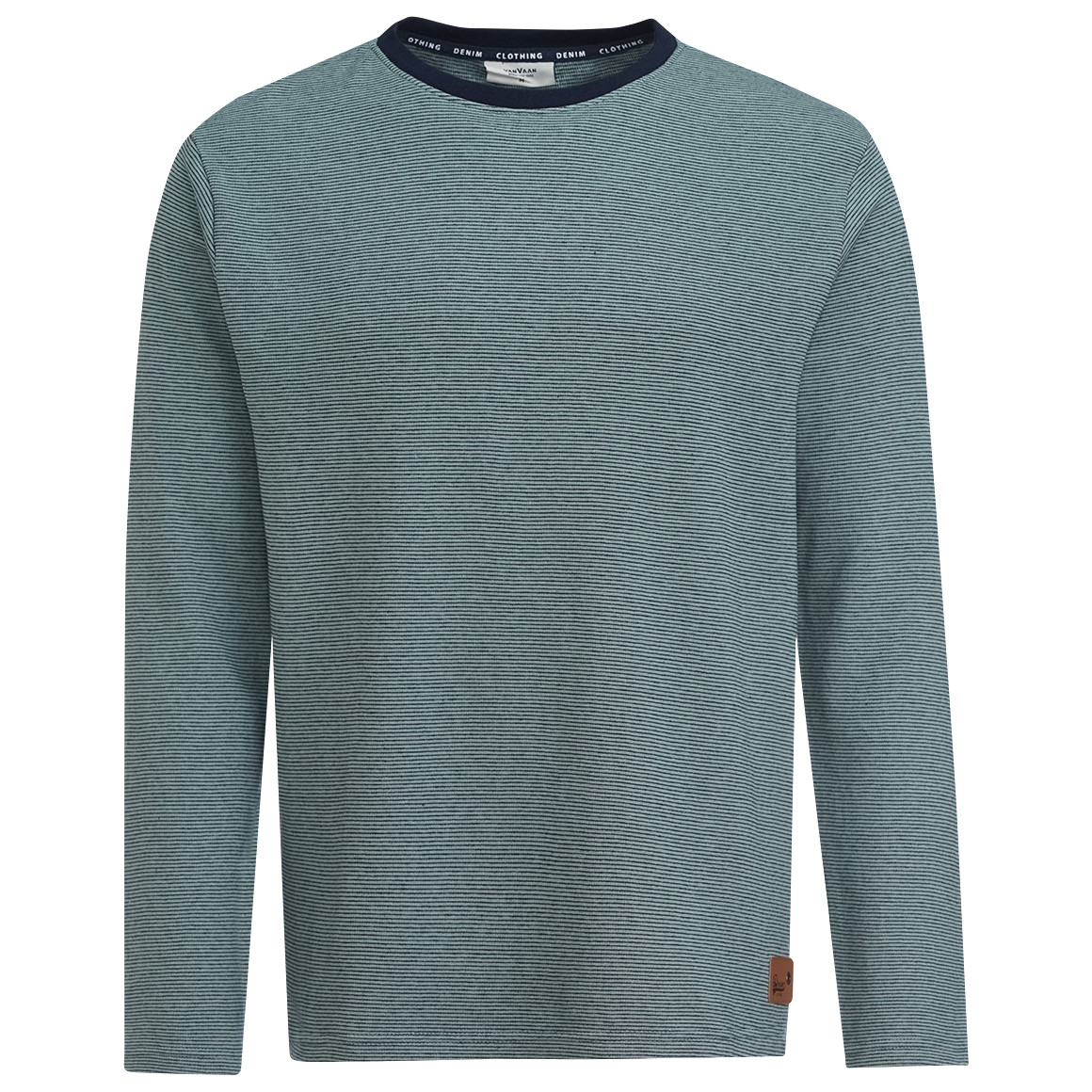 Herren Langarmshirt mit Streifen von VanVaan
