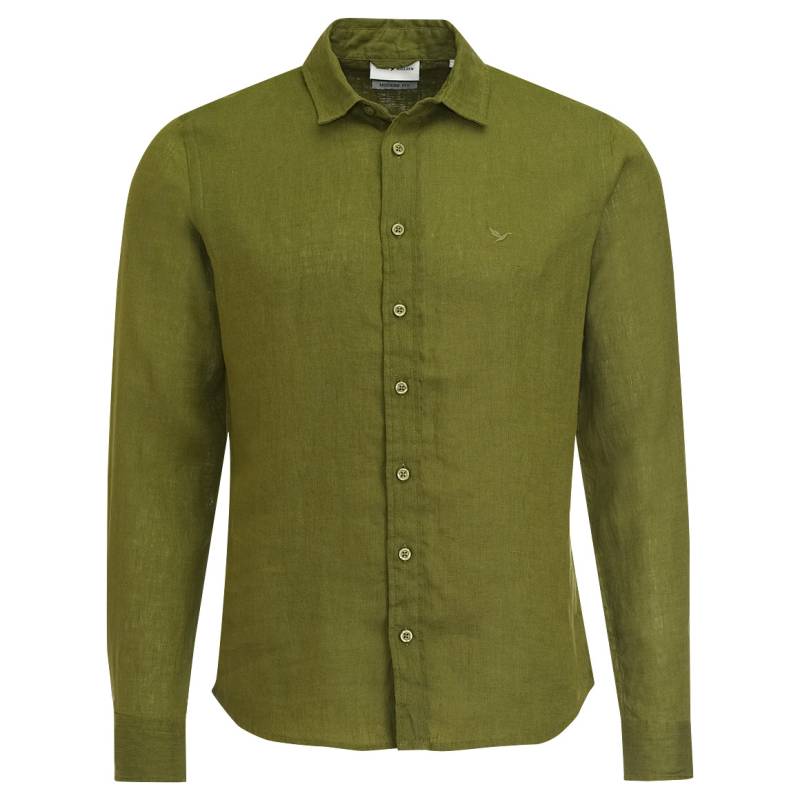 Herren Leinen-Hemd in Unifarben von VanVaan