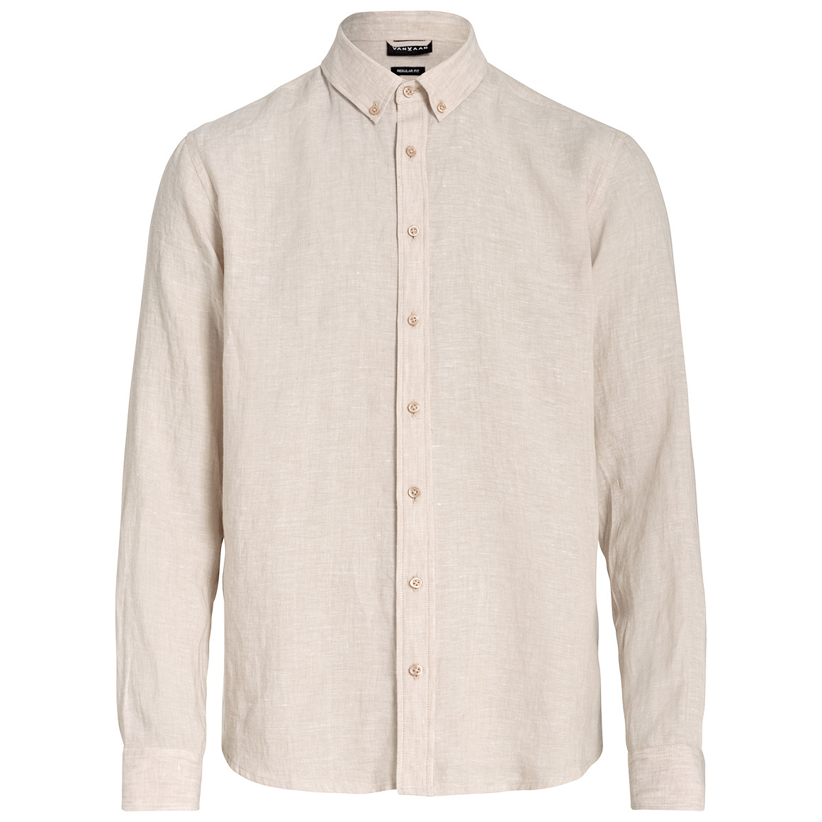 Herren Leinen-Hemd mit Button-Down-Kragen von VanVaan