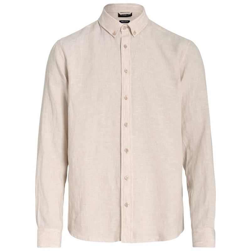 Herren Leinen-Hemd mit Button-Down-Kragen von VanVaan