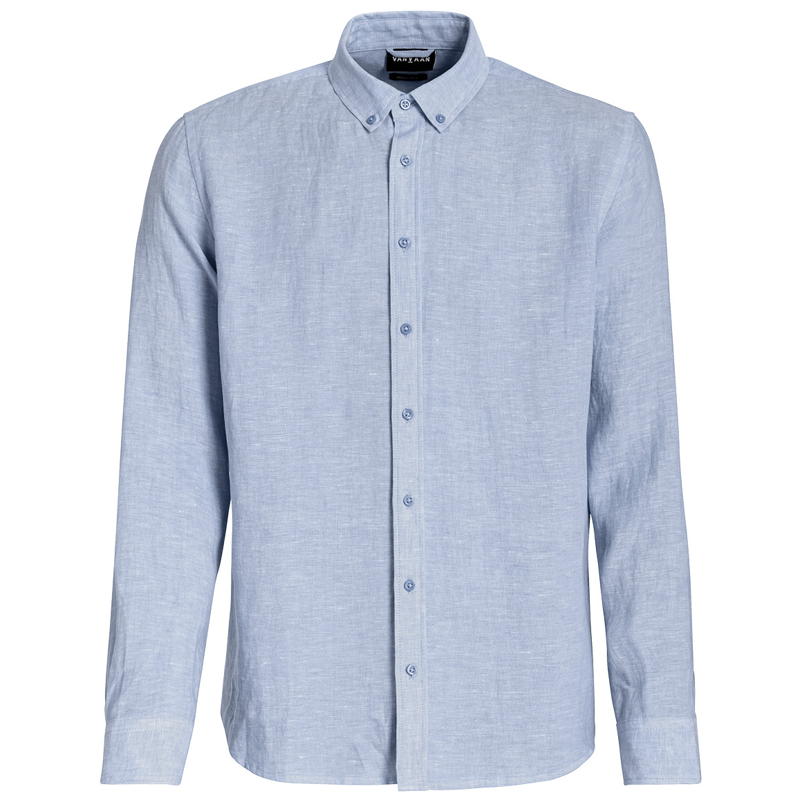 Herren Leinen-Hemd mit Button-Down-Kragen von VanVaan
