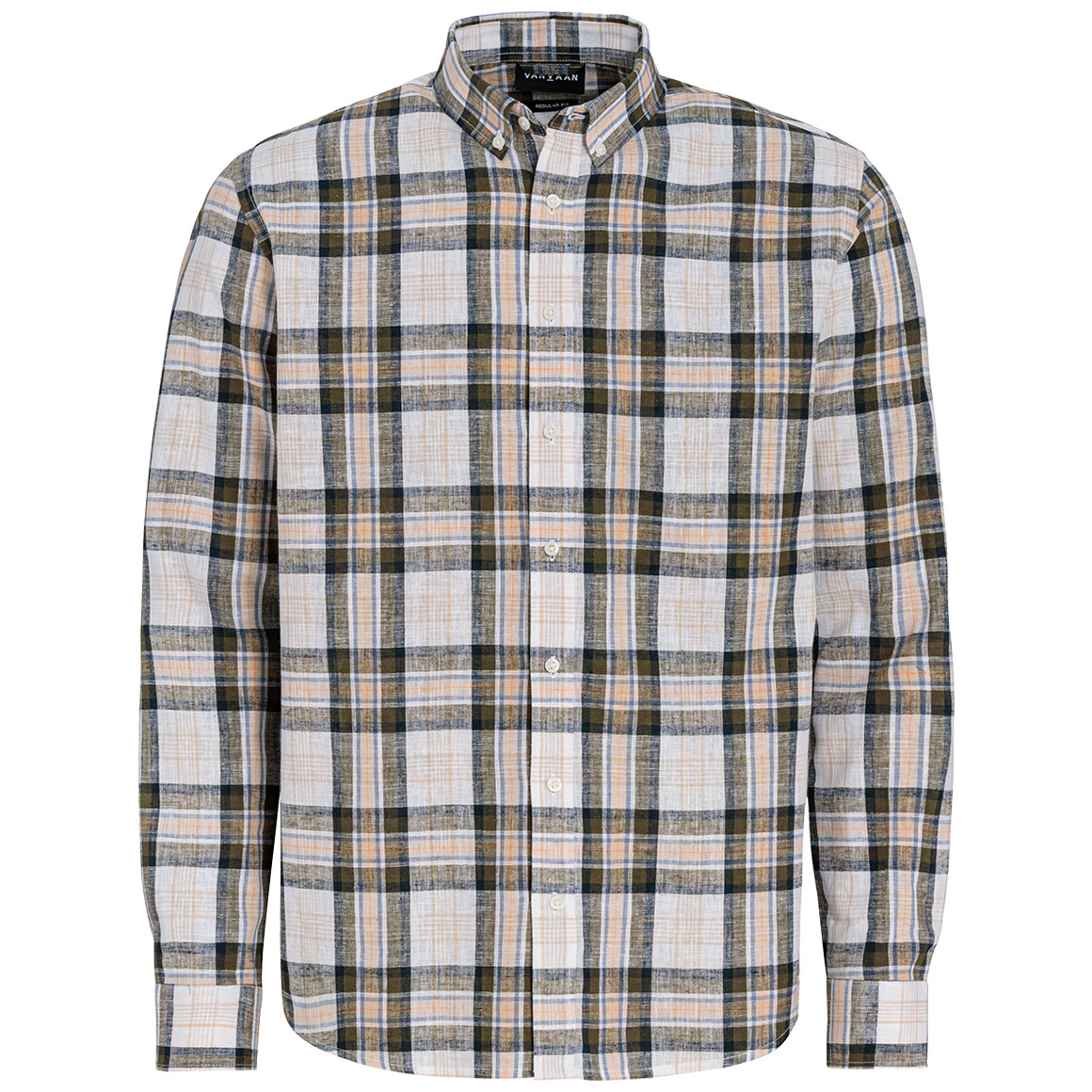Herren Leinen-Hemd mit Karo-Muster Herren Leinen-Hemd mit Karo-Muster von VanVaan