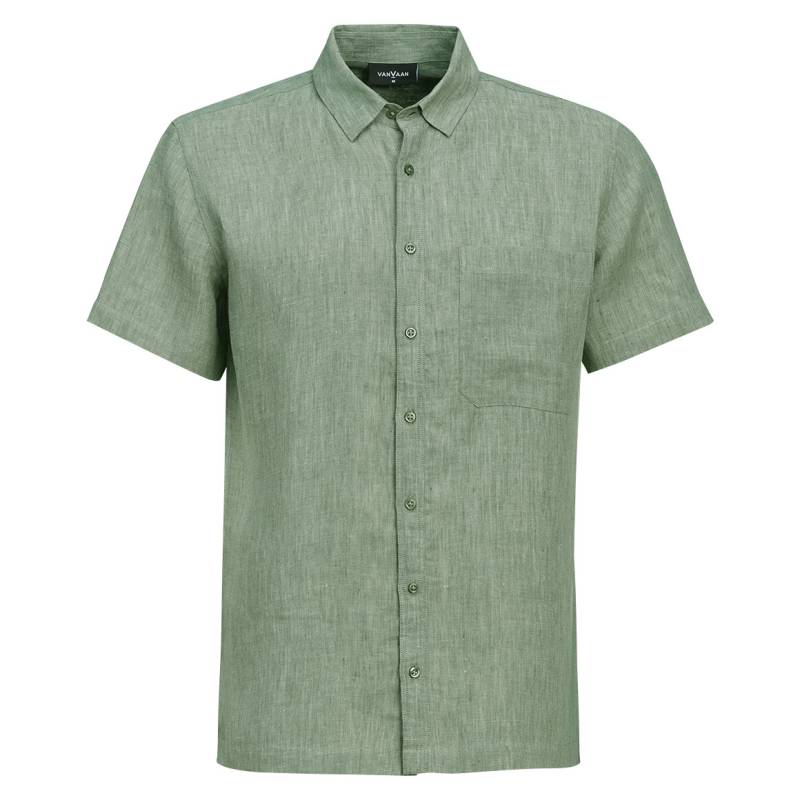 Herren Leinen-Hemd mit kurzen Ärmeln Herren Leinen-Hemd mit kurzen Ärmeln von VanVaan