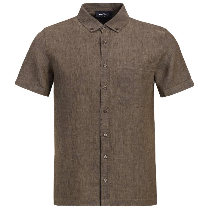 Herren Leinen-Hemd mit kurzen Ärmeln Herren Leinen-Hemd mit kurzen Ärmeln von VanVaan