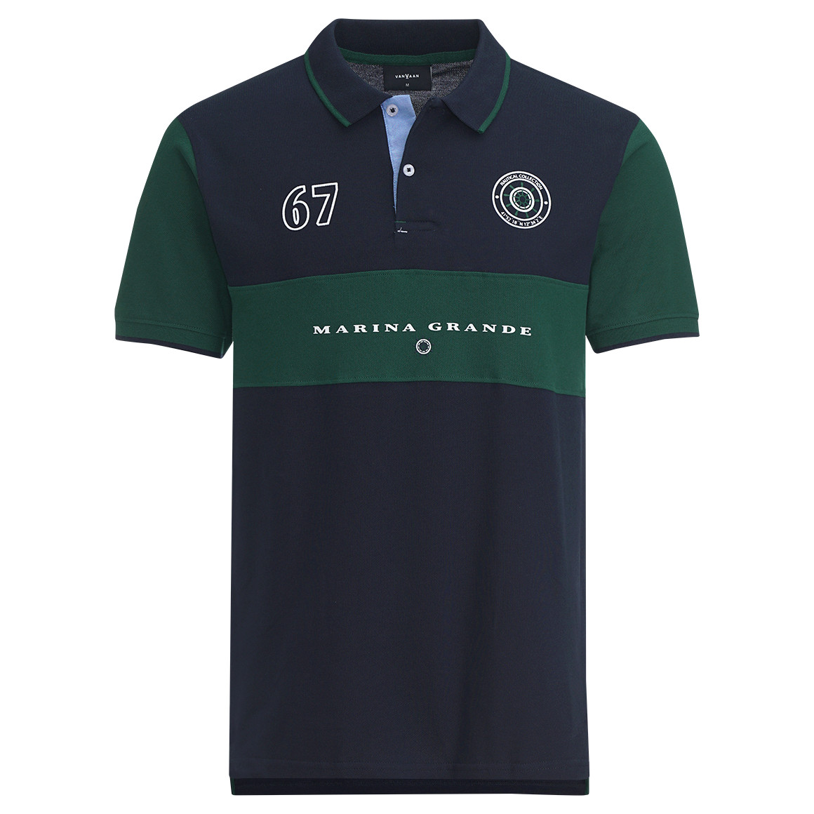 Herren Poloshirt im maritimen Look von VanVaan