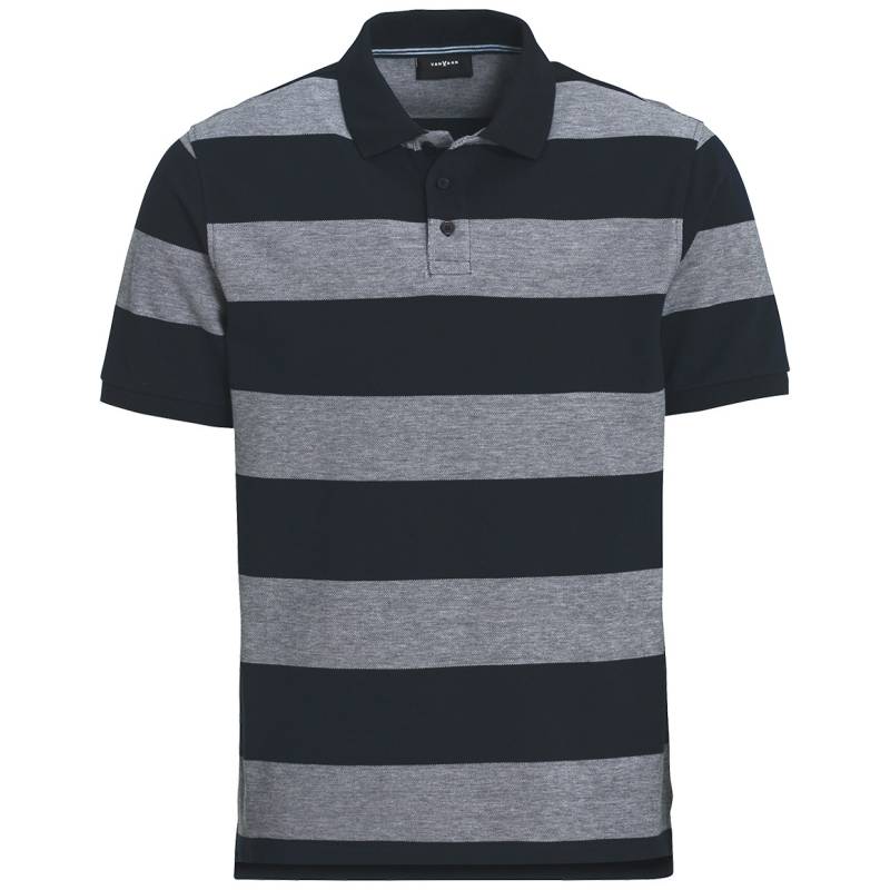 Herren Poloshirt mit breiten Streifen von VanVaan
