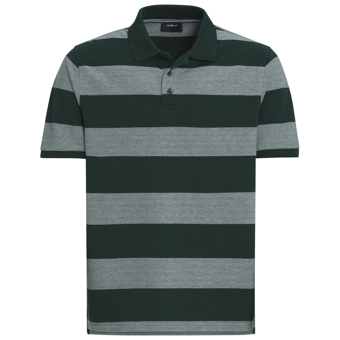 Herren Poloshirt mit breiten Streifen von VanVaan