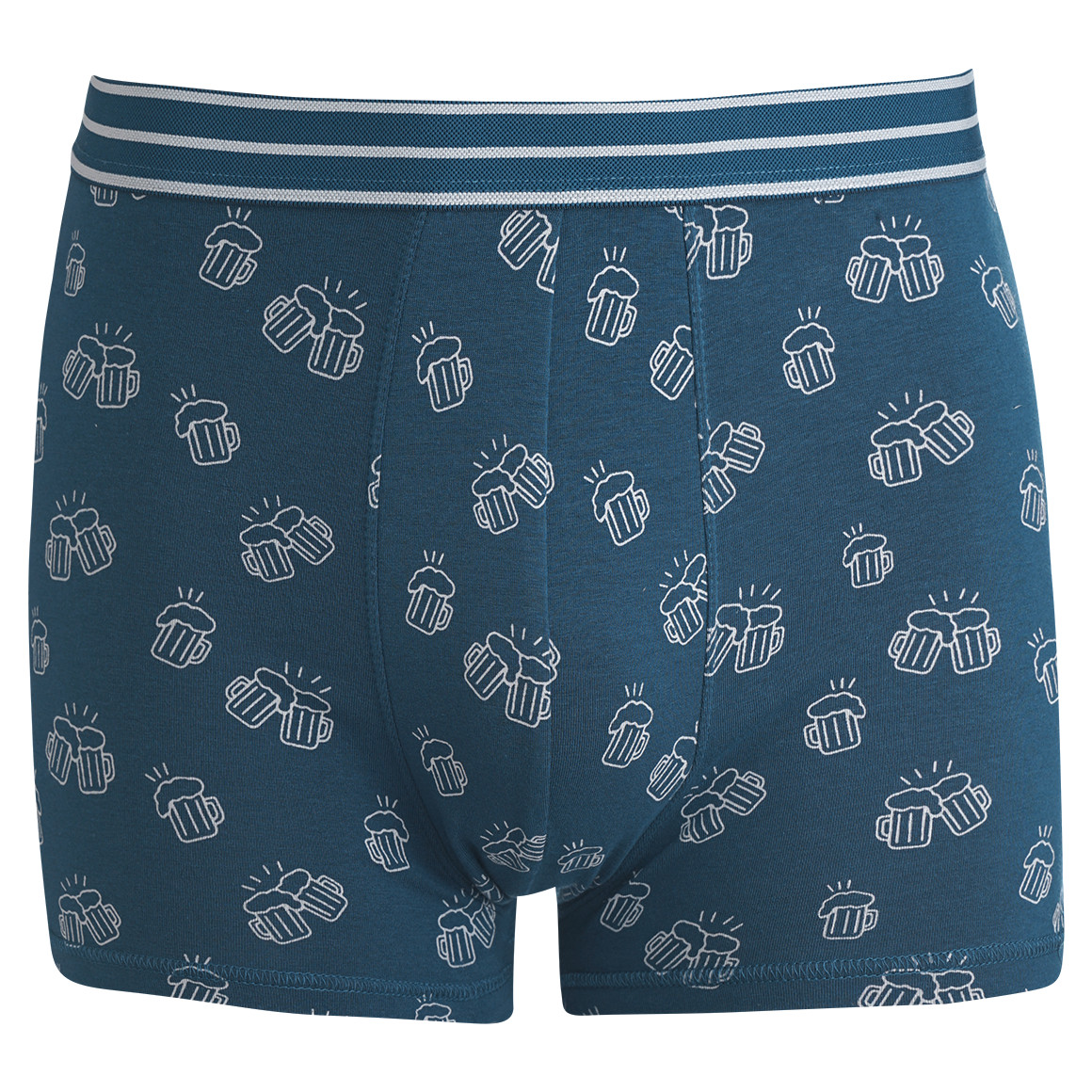 Herren Retroshorts mit Bierkrügen allover von VanVaan