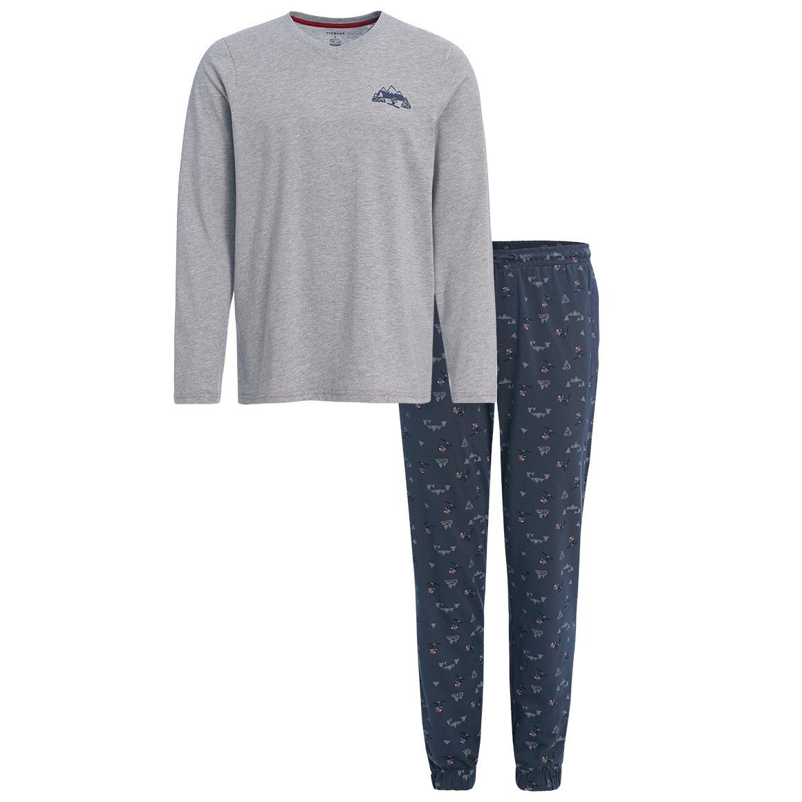 Herren Schlafanzug mit Baumwolle von VanVaan