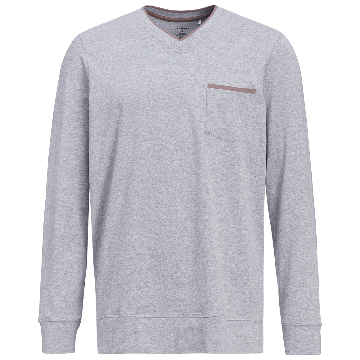 Herren Schlafshirt mit Brusttasche Herren Schlafshirt mit Brusttasche von VanVaan