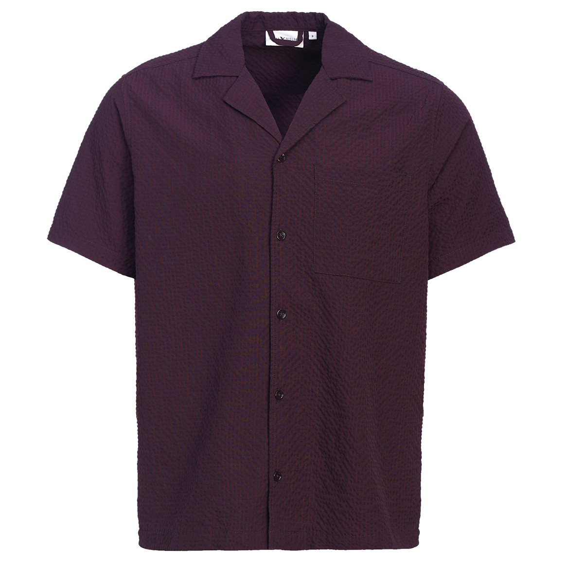 Herren Seersucker-Hemd mit Streifen von VanVaan