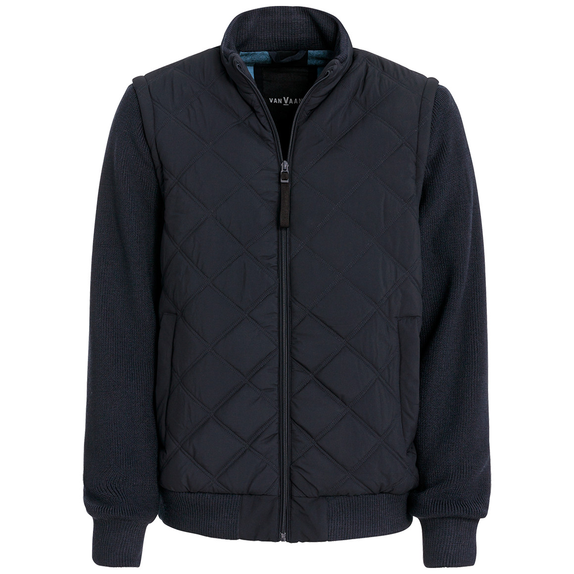 Herren Steppjacke mit Strickärmeln von VanVaan