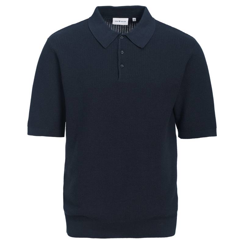 Herren Strick-Poloshirt aus Baumwolle von VanVaan