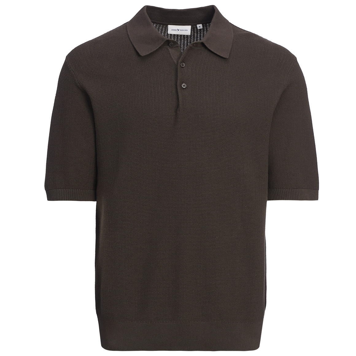 Herren Strick-Poloshirt aus Baumwolle von VanVaan