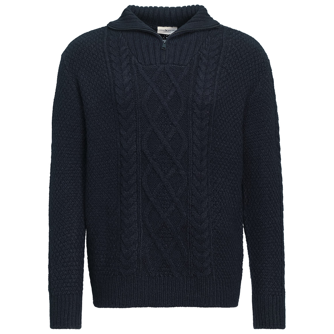 Herren Strickpullover mit Zopf-Muster von VanVaan