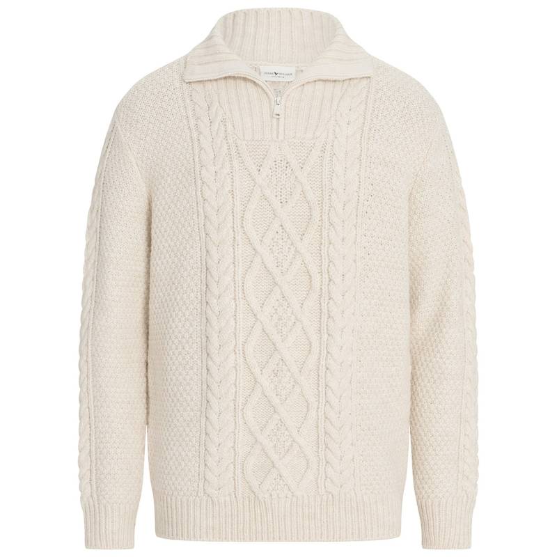 Herren Strickpullover mit Zopf-Muster von VanVaan