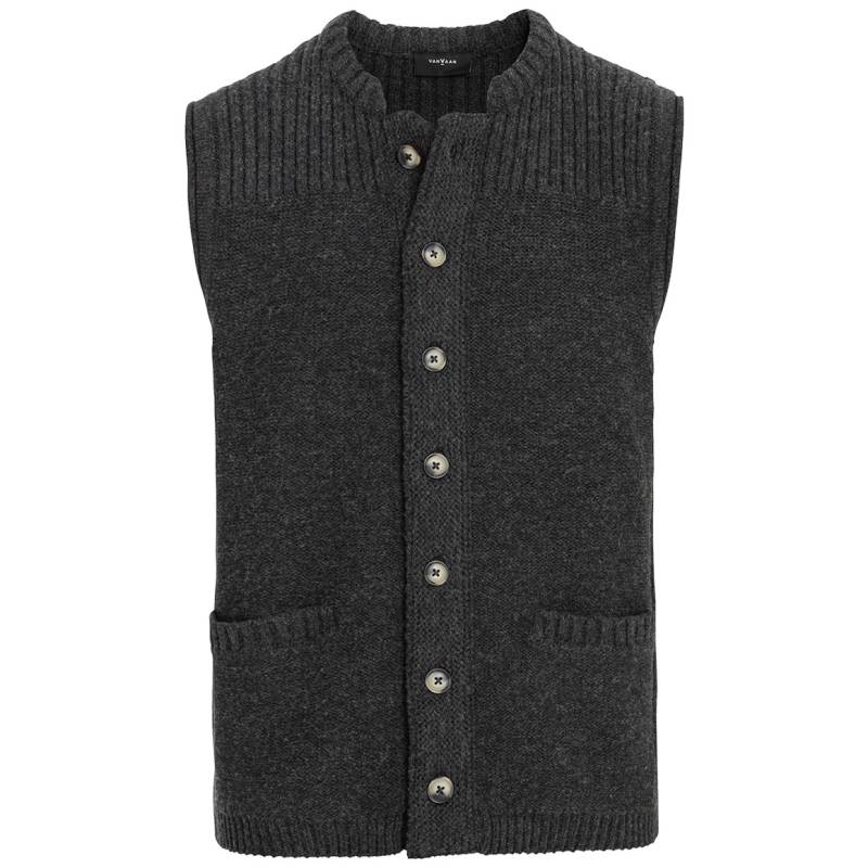 Herren Strickweste mit Melange von VanVaan