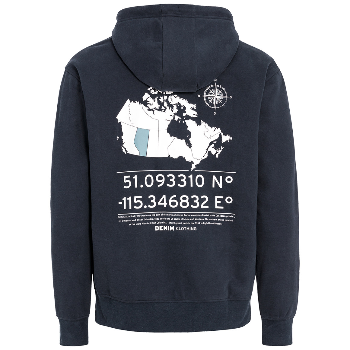 Herren Sweat-Hoodie mit Rückenprint von VanVaan