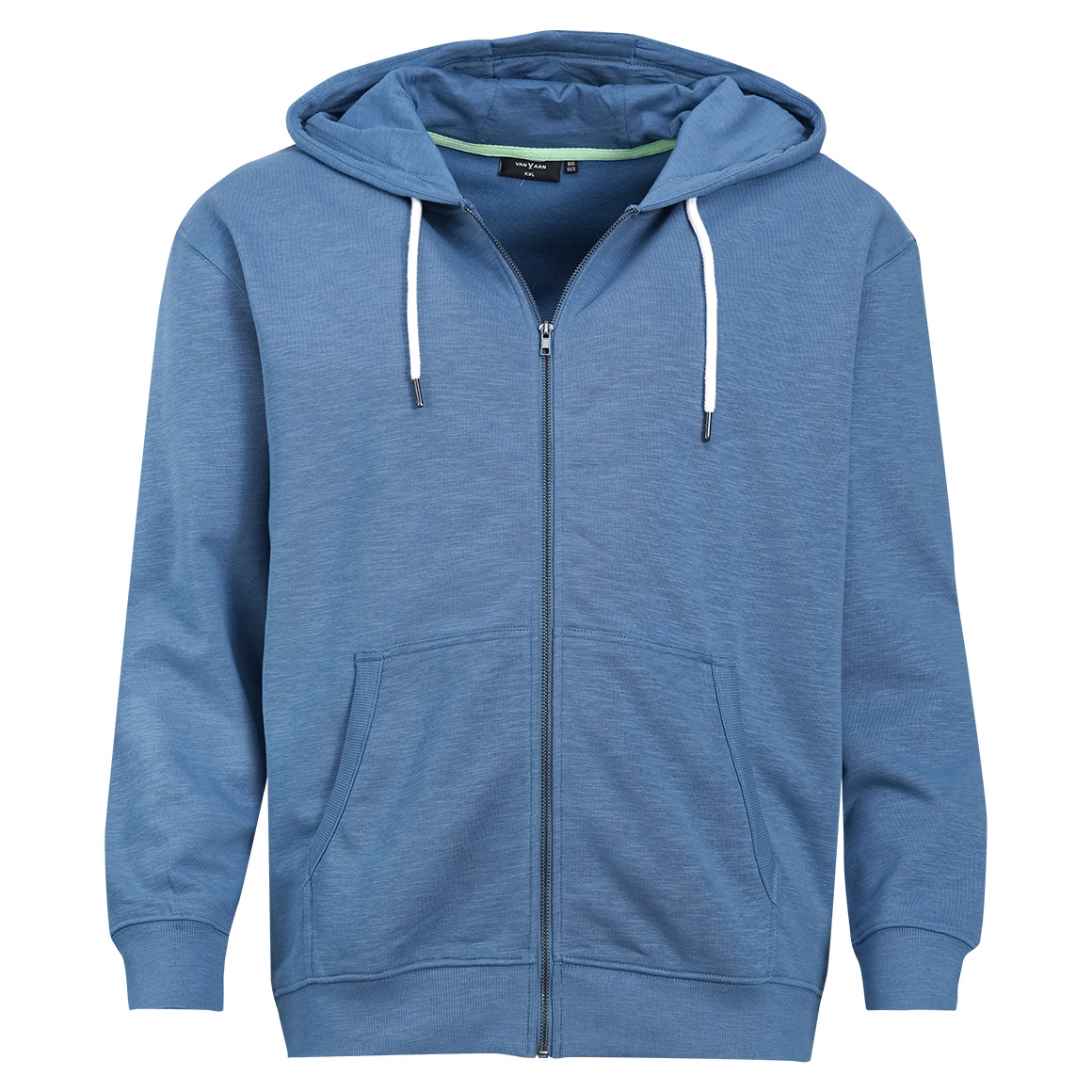 Herren Sweatjacke in Unifarben Herren Sweatjacke in Unifarben von VanVaan