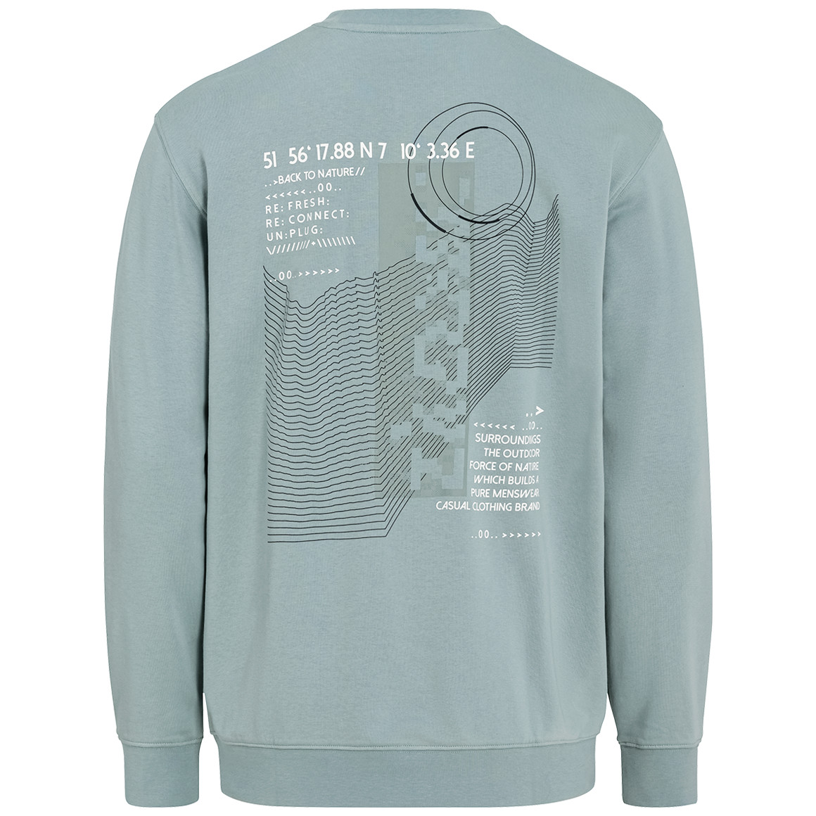Herren Sweatshirt mit Backprint Herren Sweatshirt mit Backprint von VanVaan