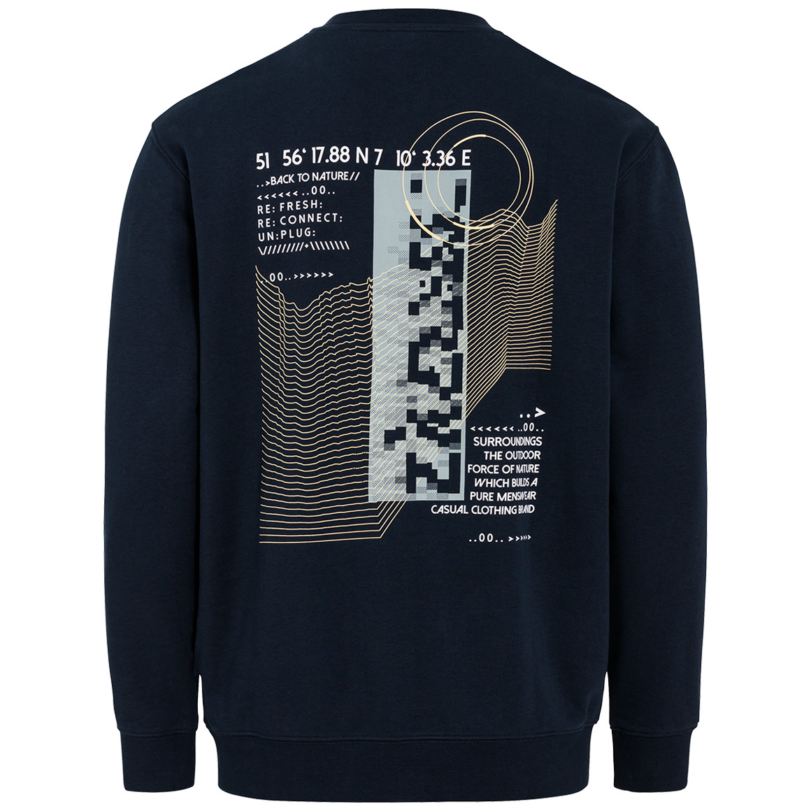 Herren Sweatshirt mit Backprint Herren Sweatshirt mit Backprint von VanVaan
