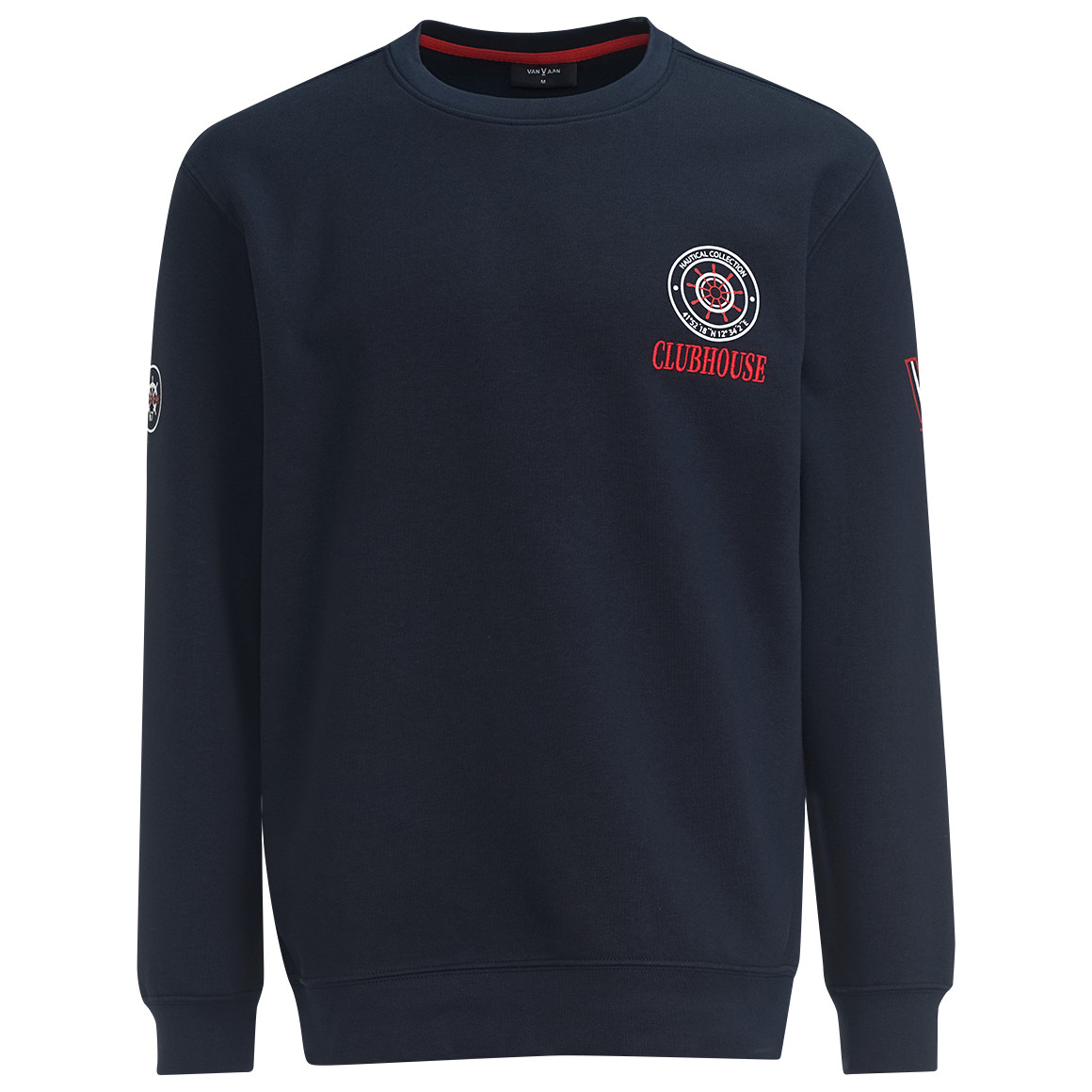 Herren Sweatshirt mit Brust-Print von VanVaan