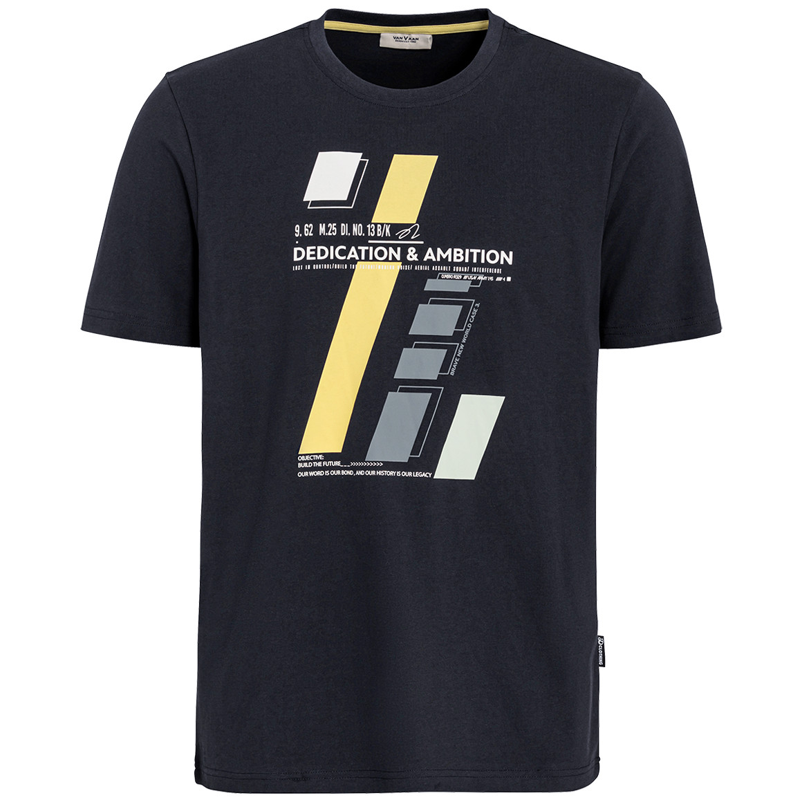 Herren T-Shirt mit Brust-Print von VanVaan