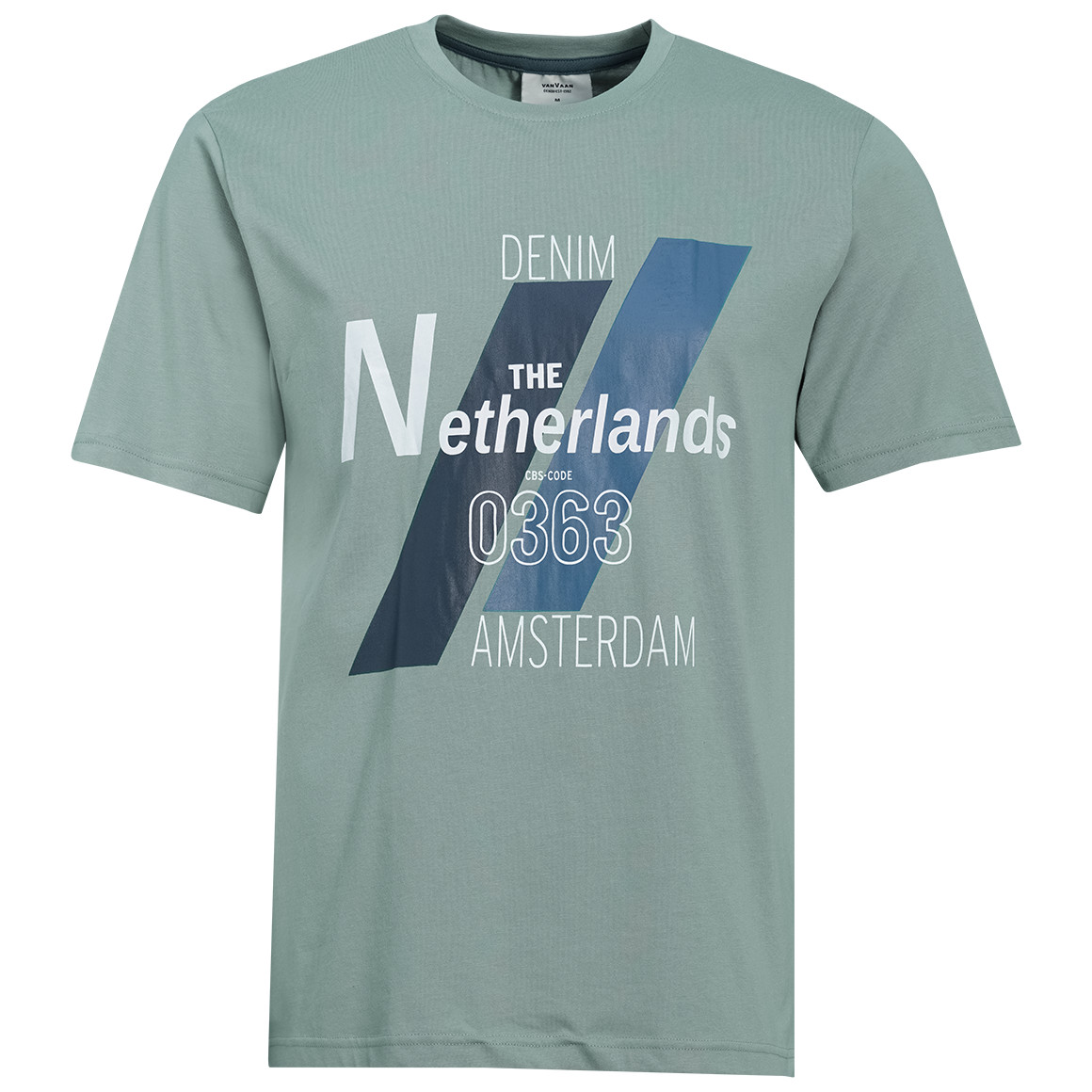 Herren T-Shirt mit Brust-Print Herren T-Shirt mit Brust-Print von VanVaan