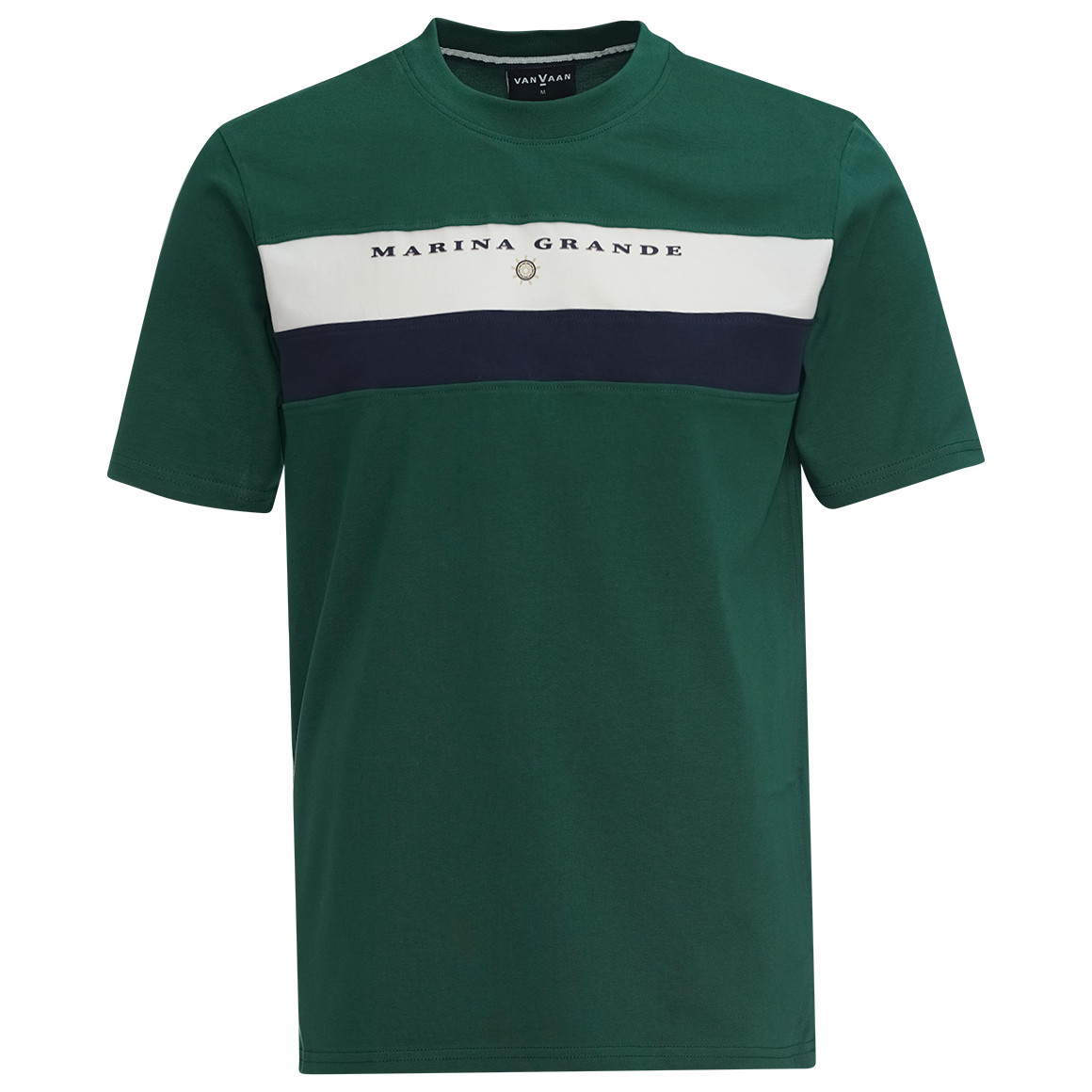 Herren T-Shirt mit Farbteiler Herren T-Shirt mit Farbteiler von VanVaan