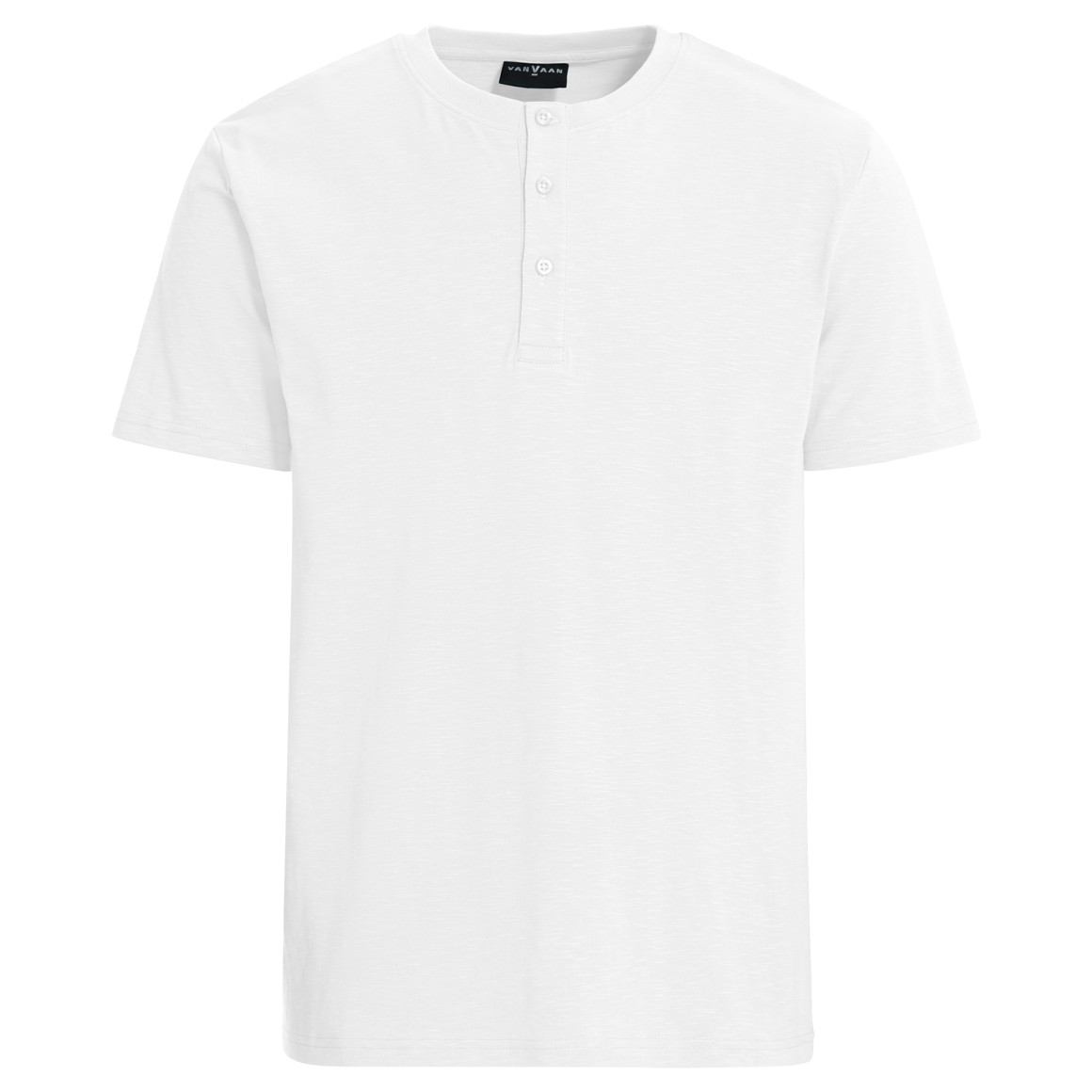 Herren T-Shirt mit Henley-Ausschnitt von VanVaan