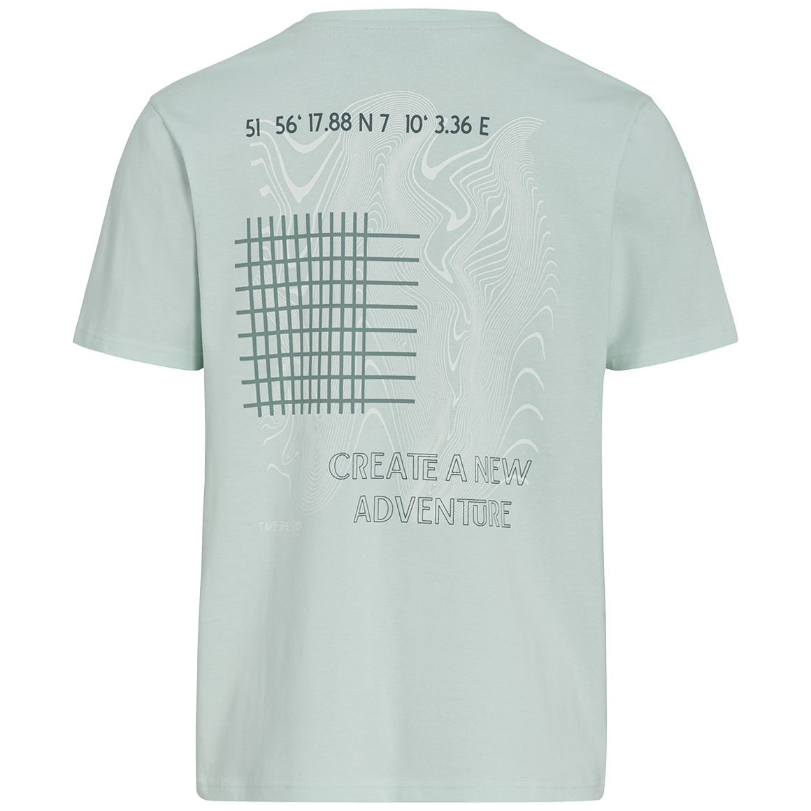Herren T-Shirt mit Rücken-Print von VanVaan
