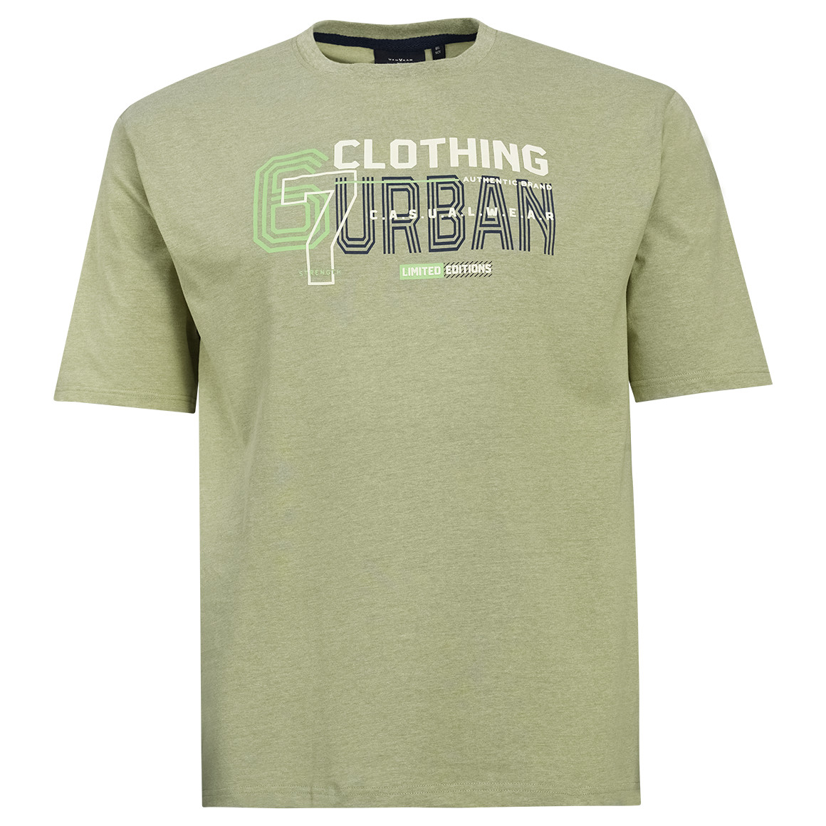 Herren-T-Shirt mit großem Print von VanVaan