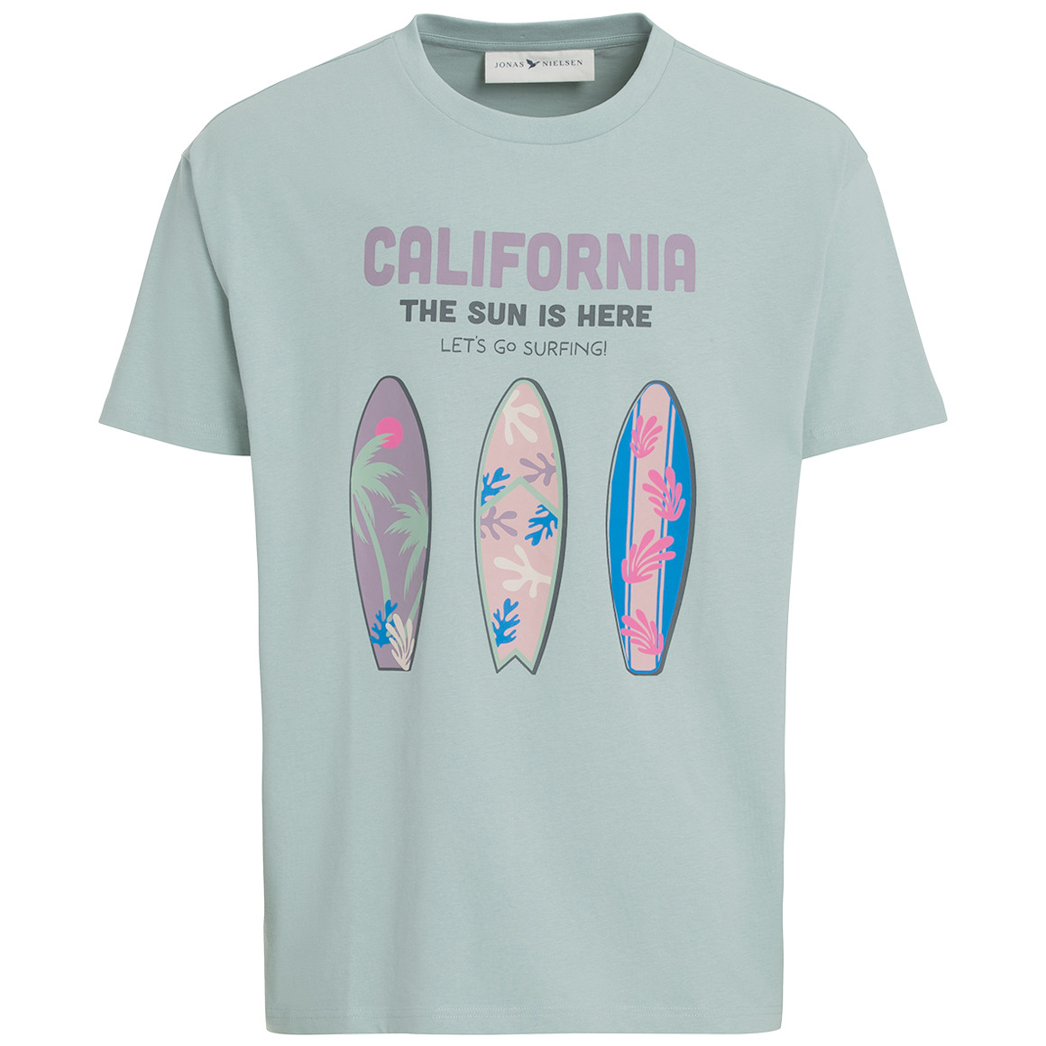 Herren T-Shirt mit großem Surfer-Print von VanVaan