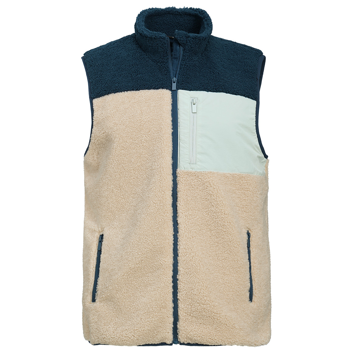 Herren Teddyweste mit Taschen von VanVaan