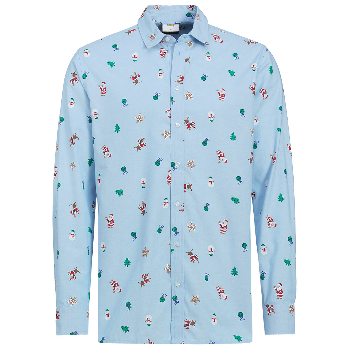 Herren Weihnachtshemd mit Allover-Print Herren Weihnachtshemd mit Allover-Print von VanVaan