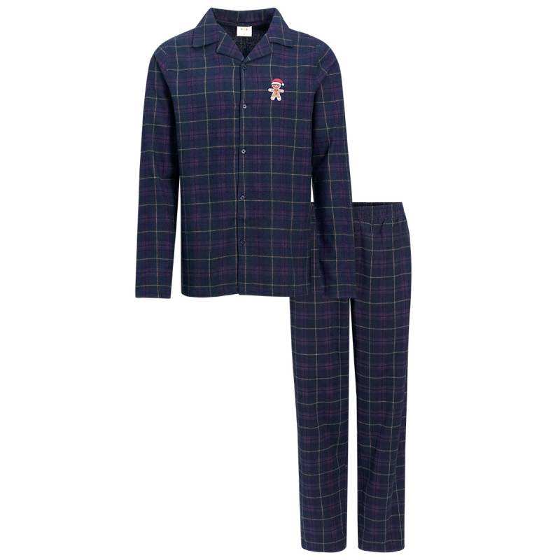 Herren Weihnachtsschlafanzug mit Stickerei von VanVaan