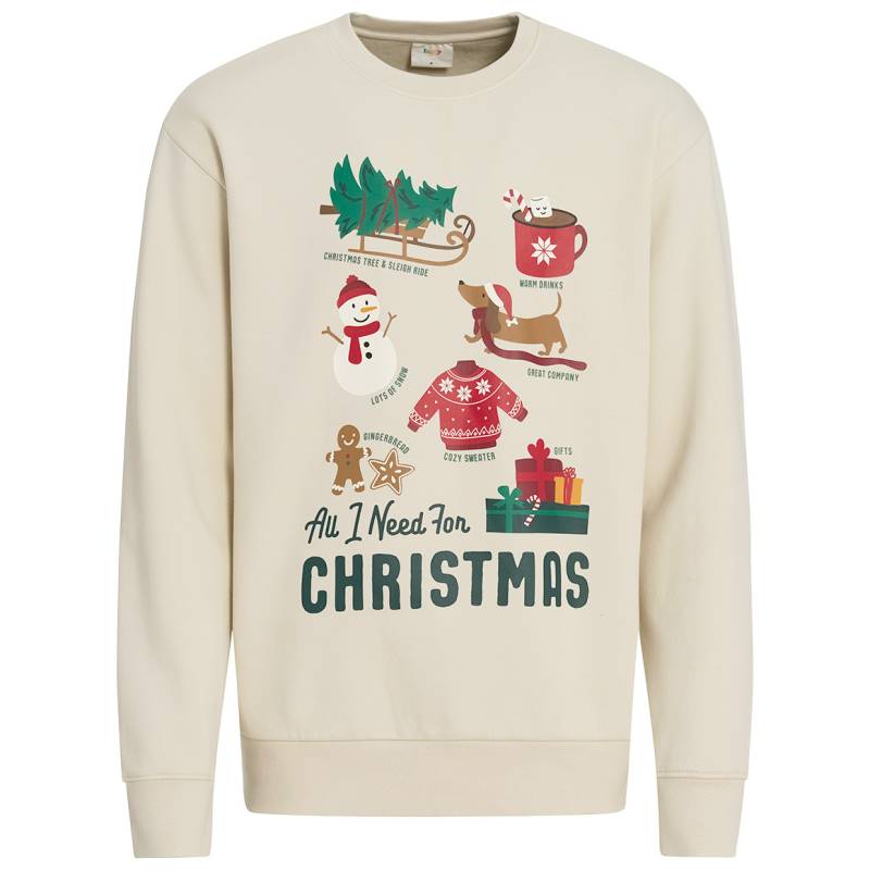 Herren Weihnachtssweatshirt mit Print von VanVaan