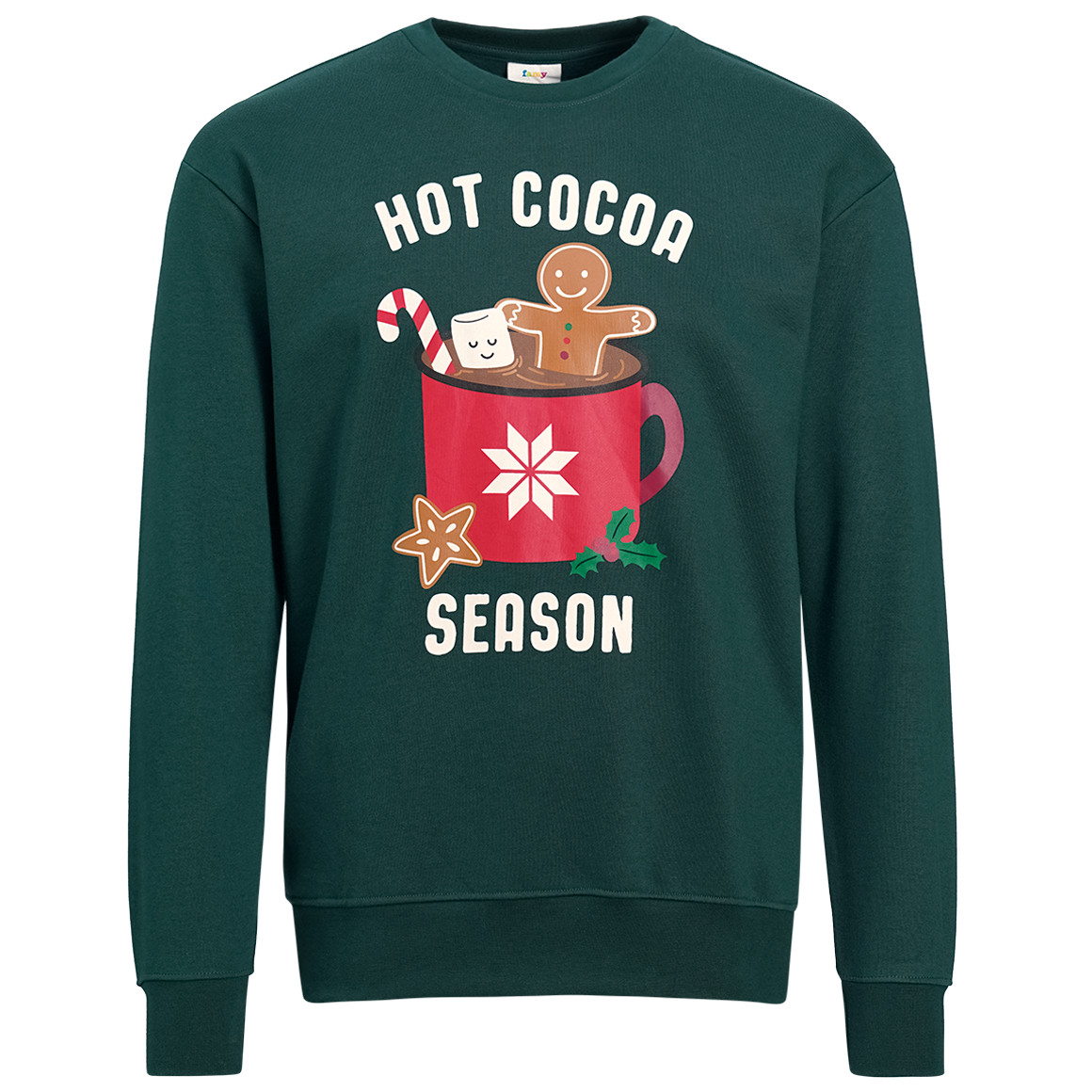 Herren Weihnachtssweatshirt mit Print von VanVaan