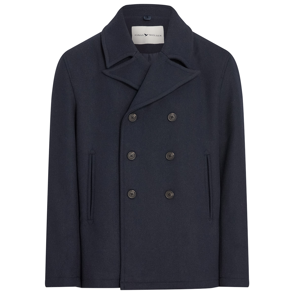 Herren Wollmantel mit beidseitiger Knöpfung von VanVaan