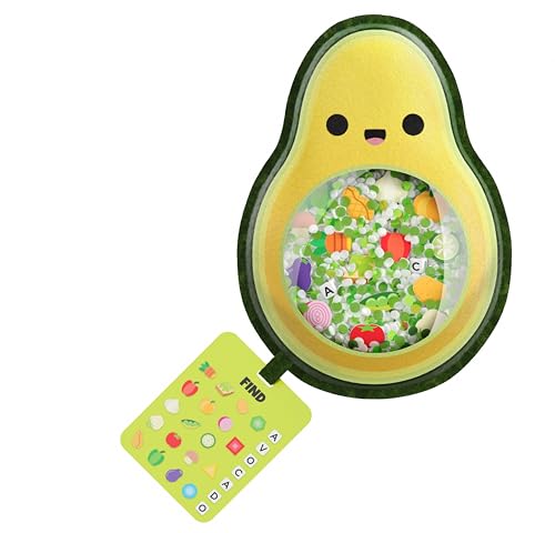 BIZYBOO – Das Original Seek & Find Plüsch – Suche nach versteckten Objekten, Problemlösung, pädagogisches Matching-Spiel für Kinder ab 2 Jahren (Guac) von Vango