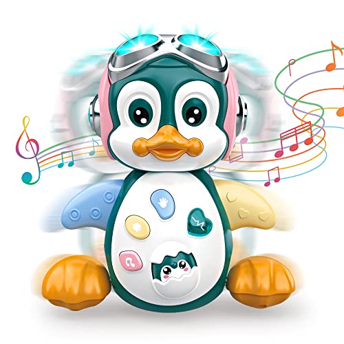 Vanmor Musical Pinguine Spielzeug für Babys – Telefon Spielzeug mit Licht, frühzeitige pädagogische Entwicklung, interaktives Spielzeug, Geschenk für 3, 6, 9, 12, 18 Monate, 1 2 Jahre, Kinder Vanmor Musical Pinguine Spielzeug für Babys – Telefon Spielzeug mit Licht, frühzeitige pädagogische Entwicklung, interaktives Spielzeug, Geschenk für 3, 6, 9, 12, 18 Monate, 1 2 Jahre, Kinder von Vanmor