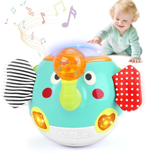 Baby Spielzeug 6 Monate Krabbel Spielzeug Elefantenspielzeug Mit Musik Sensorisches Kinderspielzeug Geschenk Junge Mädchen 1 Jahr Baby Spielzeug 6 Monate Krabbel Spielzeug Elefantenspielzeug Mit Musik Sensorisches Kinderspielzeug Geschenk Junge Mädchen 1 Jahr von Vanplay