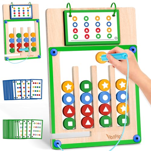 Vanplay Montessori Spielzeug ab 3 4 5 6 Jahre, Magnetspiel Labyrinth Holzspielzeug Sortierspiel, Lernspielzeug Geschenk Kinderspielzeug ab 3 4 5 6 Jahre Mädchen Junge Vanplay Montessori Spielzeug ab 3 4 5 6 Jahre, Magnetspiel Labyrinth Holzspielzeug Sortierspiel, Lernspielzeug Geschenk Kinderspielzeug ab 3 4 5 6 Jahre Mädchen Junge von Vanplay